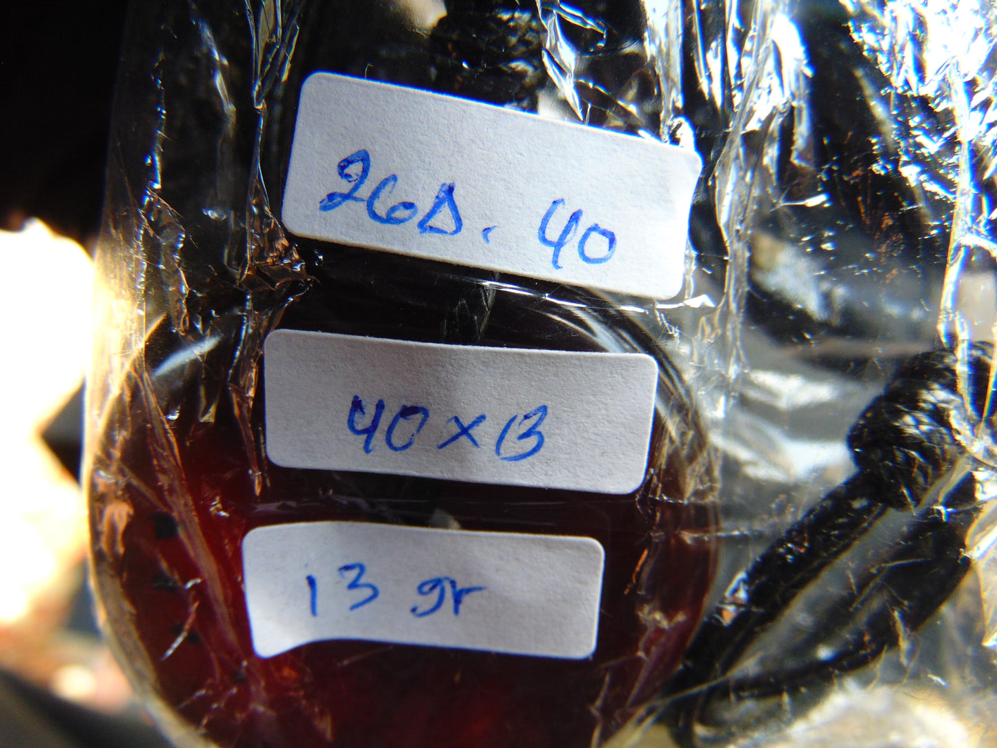 13 gr Donut Pendant Indonesian Amber for Healing 26A40