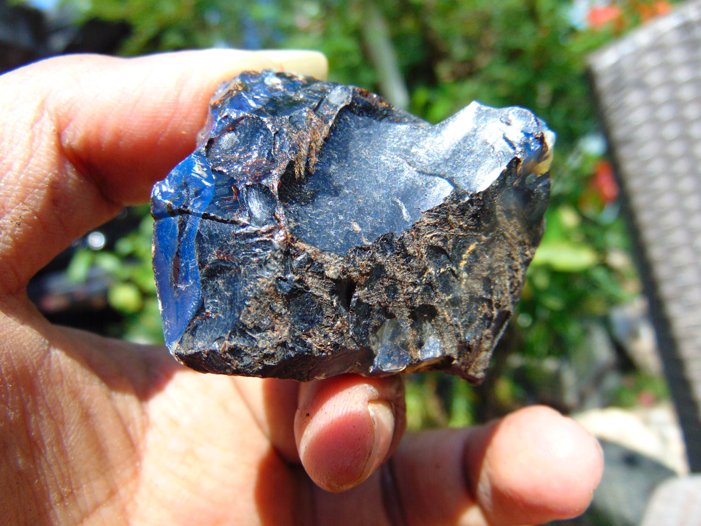 24 gram Rough Raw Indonesian Blue Amber for Healing RBM53