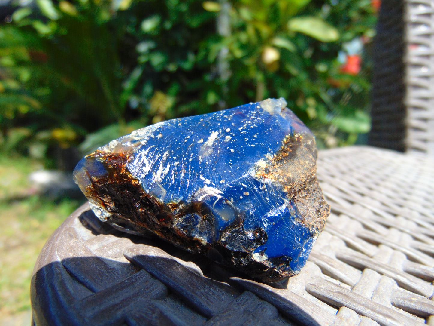 24 gram Rough Raw Indonesian Blue Amber for Healing RBM53