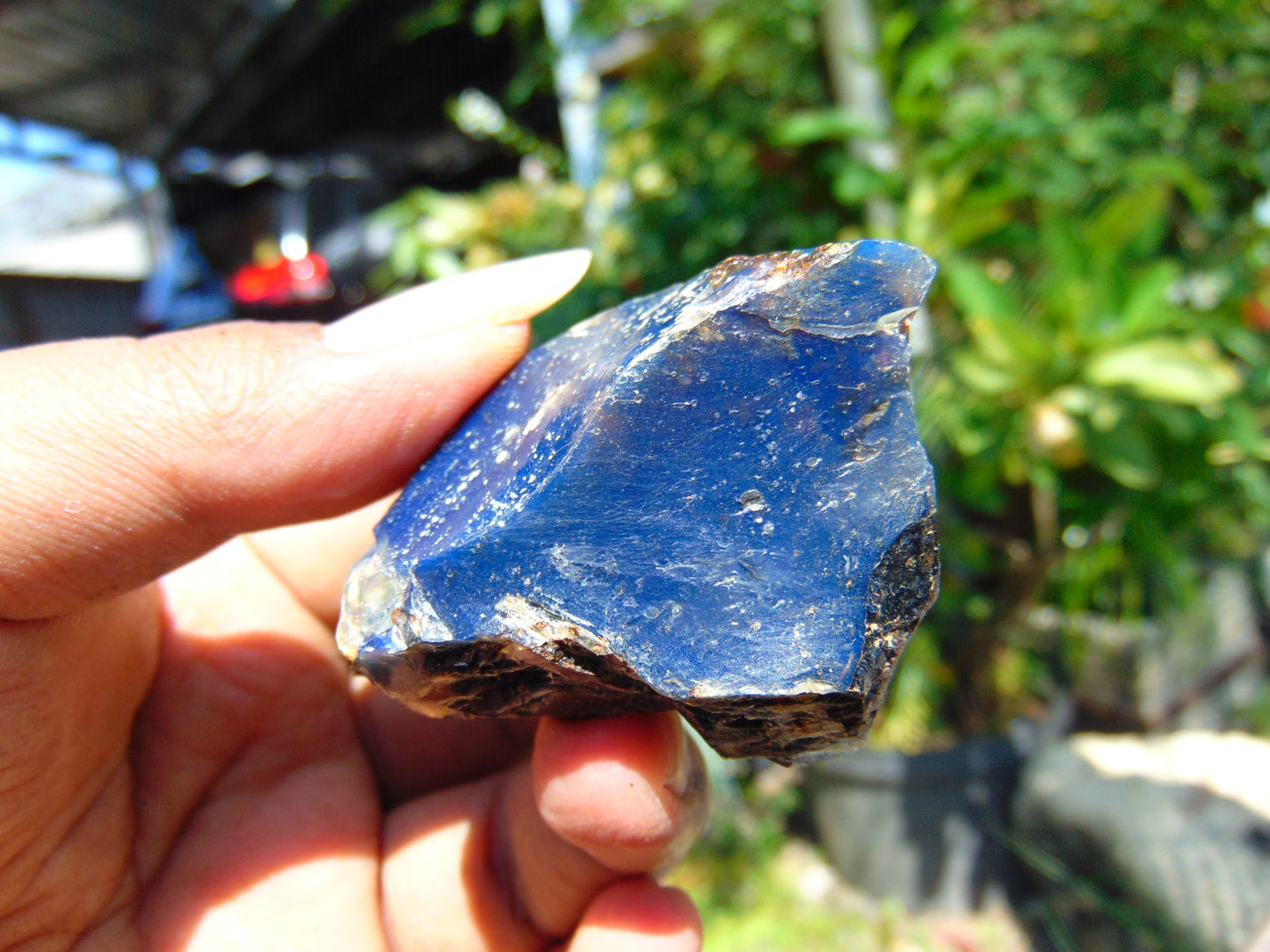 24 gram Rough Raw Indonesian Blue Amber for Healing RBM53