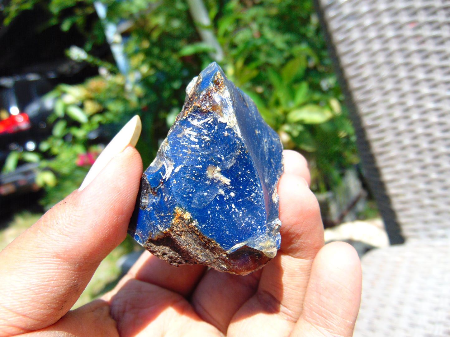 24 gram Rough Raw Indonesian Blue Amber for Healing RBM53