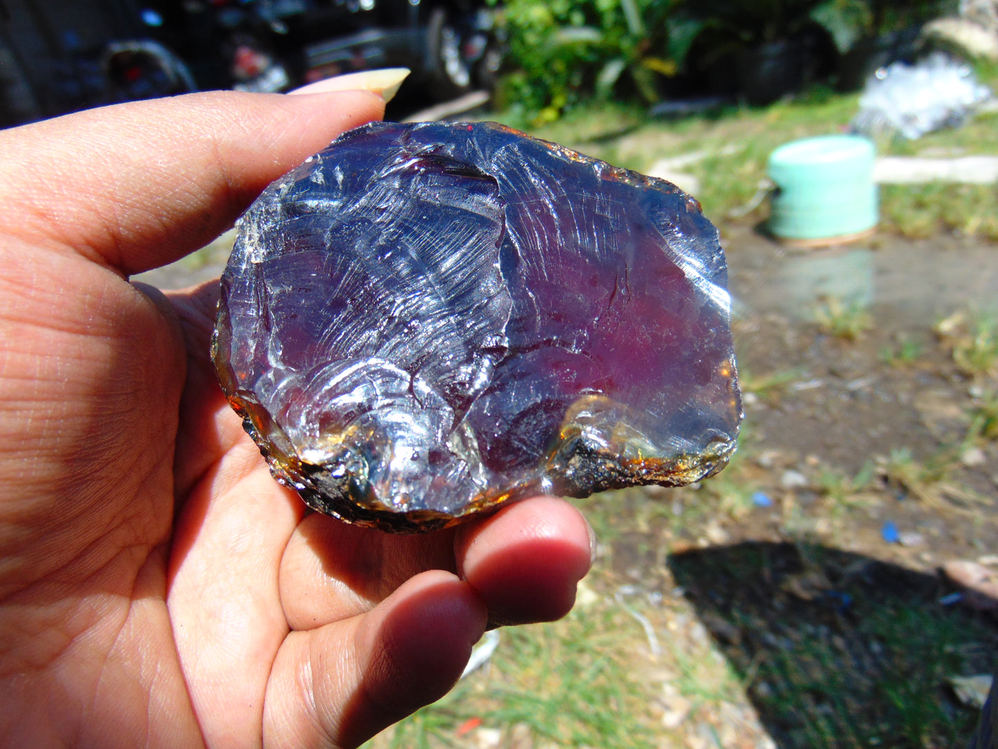51 gram Rough Raw Indonesian Blue Amber for Healing RBM18