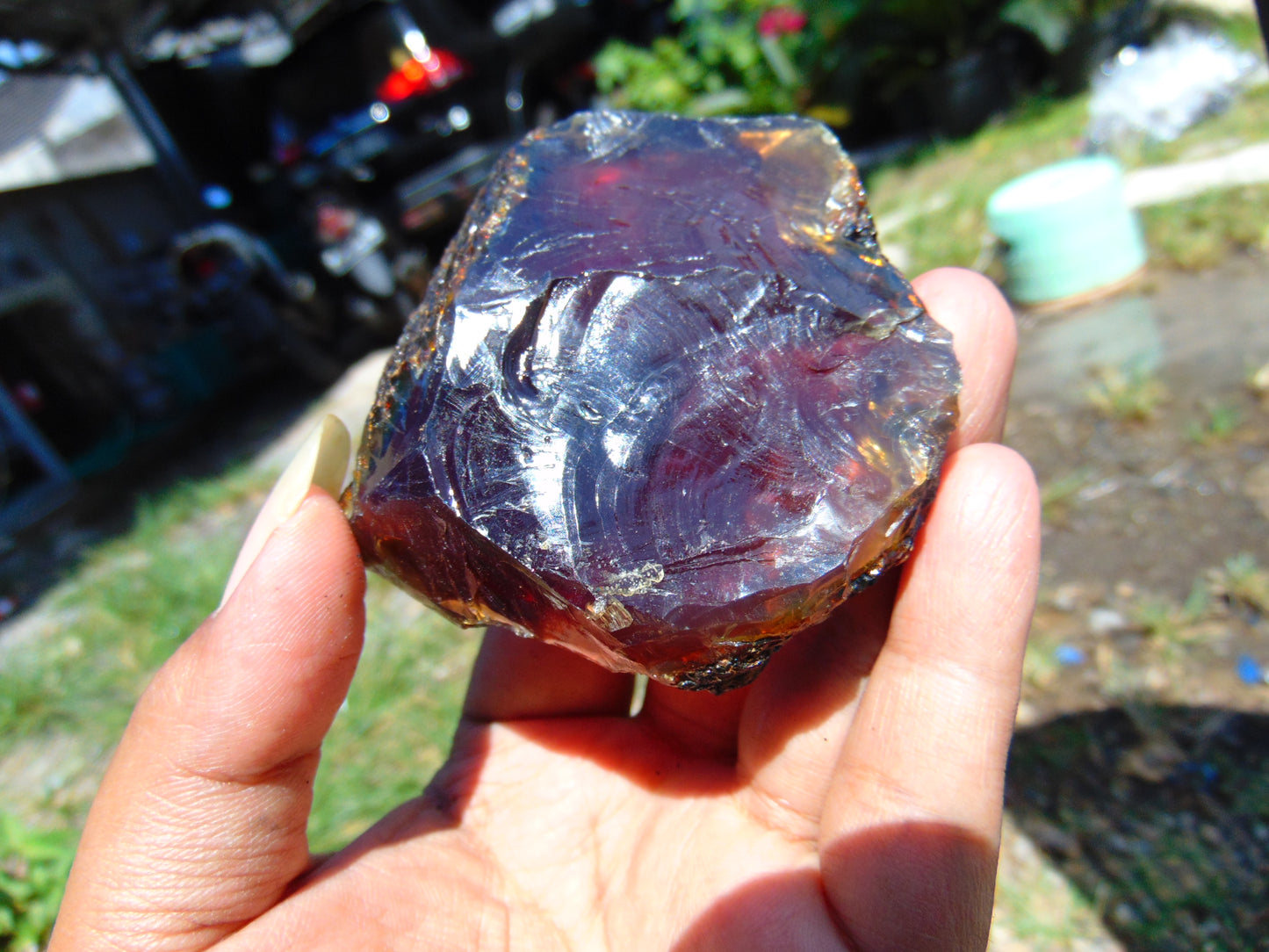 51 gram Rough Raw Indonesian Blue Amber for Healing RBM18