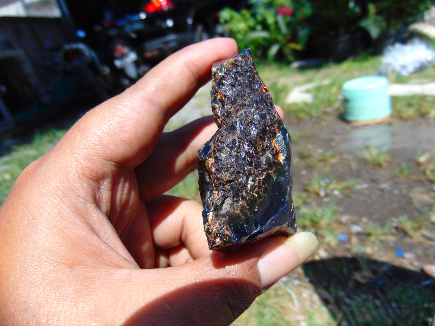 51 gram Rough Raw Indonesian Blue Amber for Healing RBM18