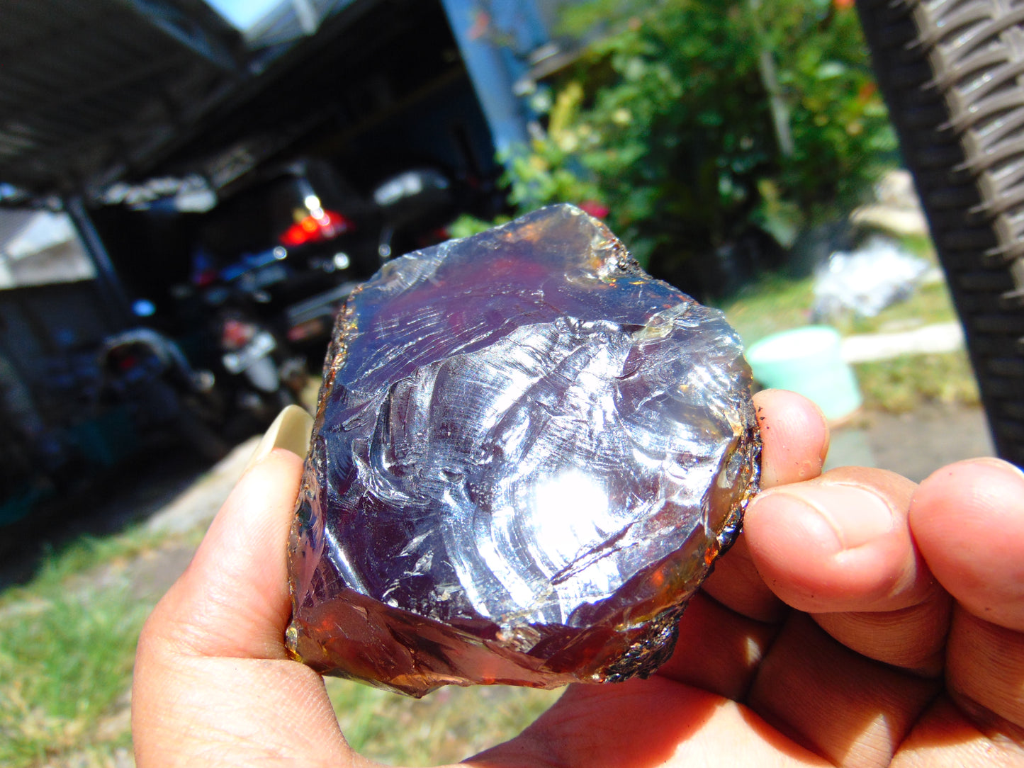 51 gram Rough Raw Indonesian Blue Amber for Healing RBM18