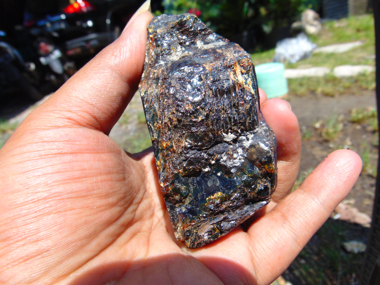 96 gram Rough Raw Indonesian Blue Amber for Healing RBM60