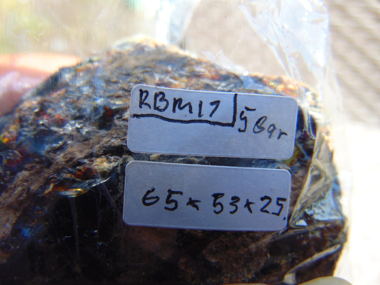 58 gram Rough Raw Indonesian Blue Amber for Healing RBM17