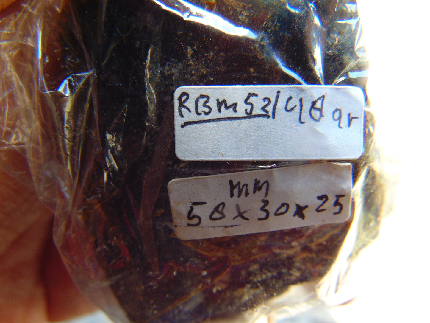 48 gram Rough Raw Indonesian Blue Amber for Healing RBM52