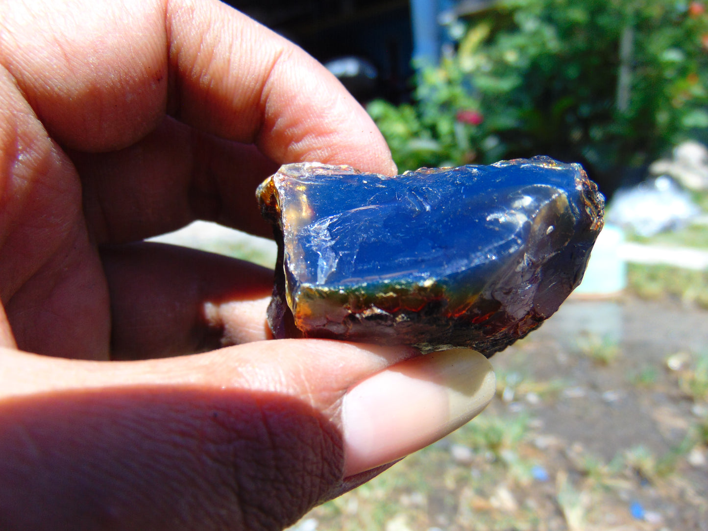 25 gram Rough Raw Indonesian Blue Amber for Healing RBM40