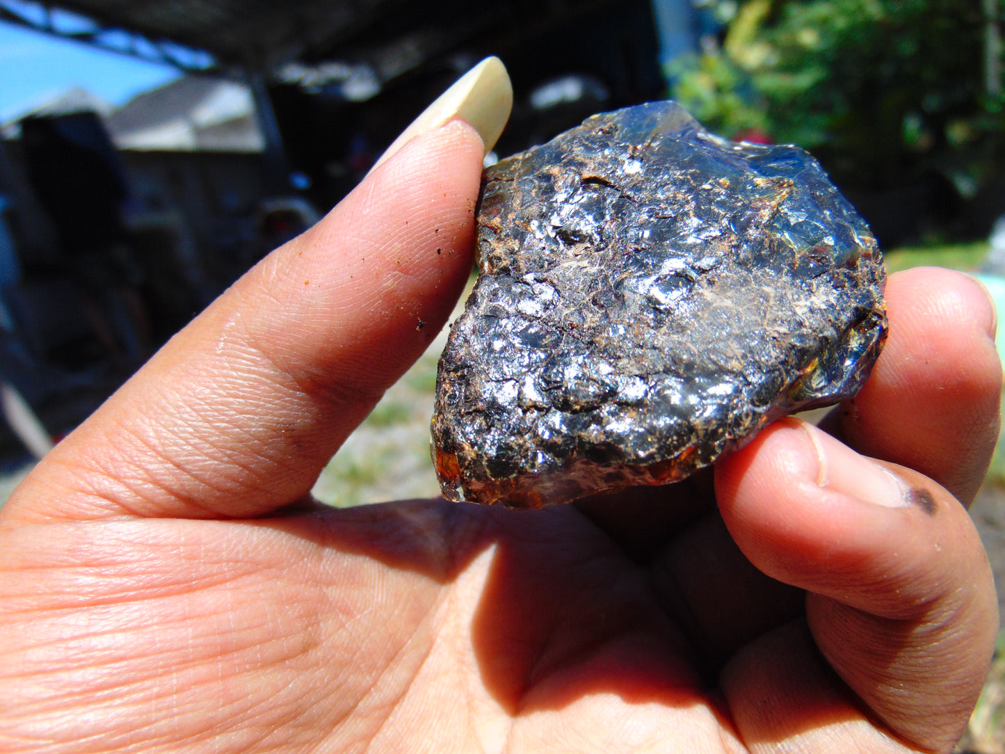 25 gram Rough Raw Indonesian Blue Amber for Healing RBM40
