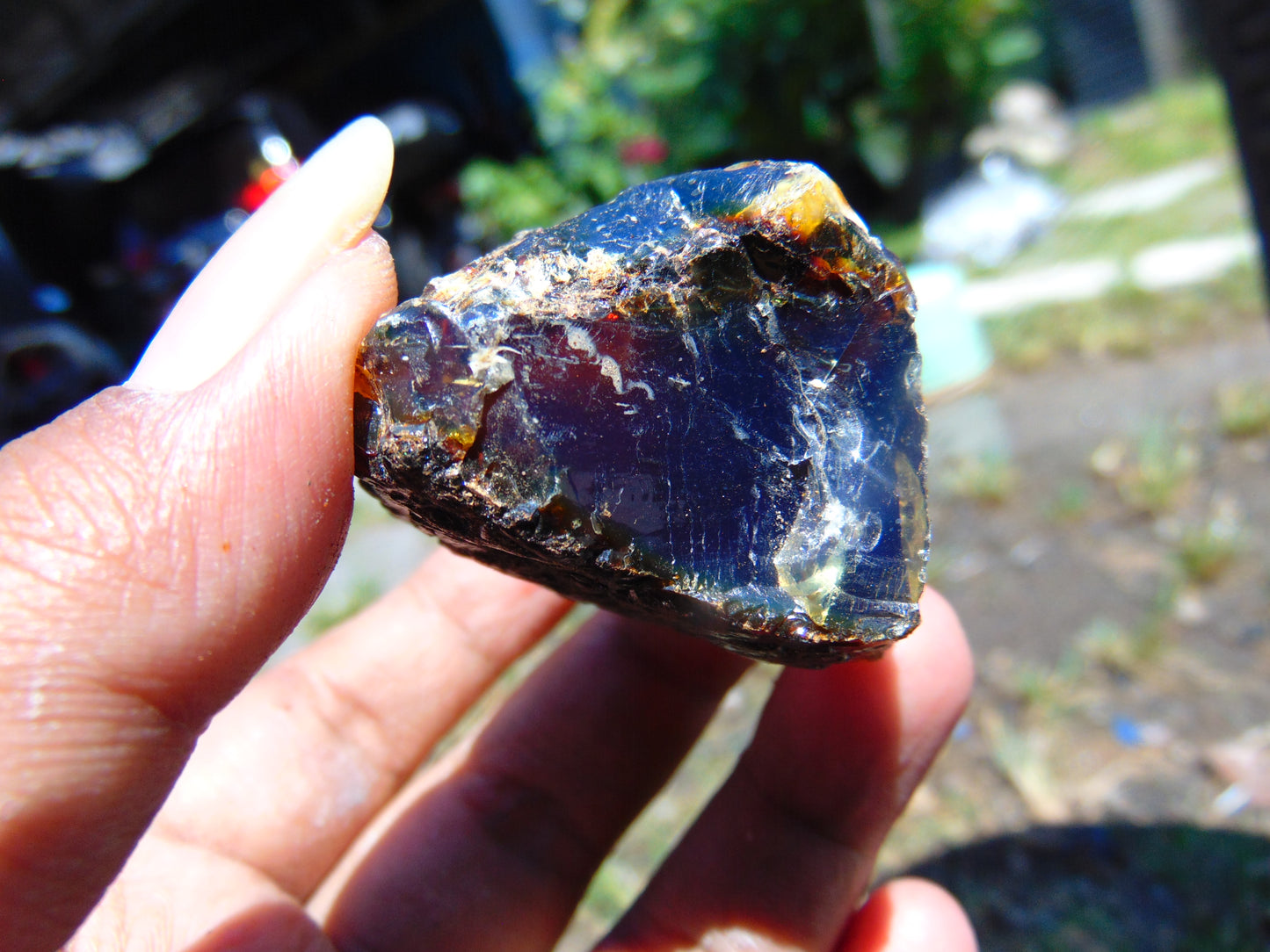 25 gram Rough Raw Indonesian Blue Amber for Healing RBM40