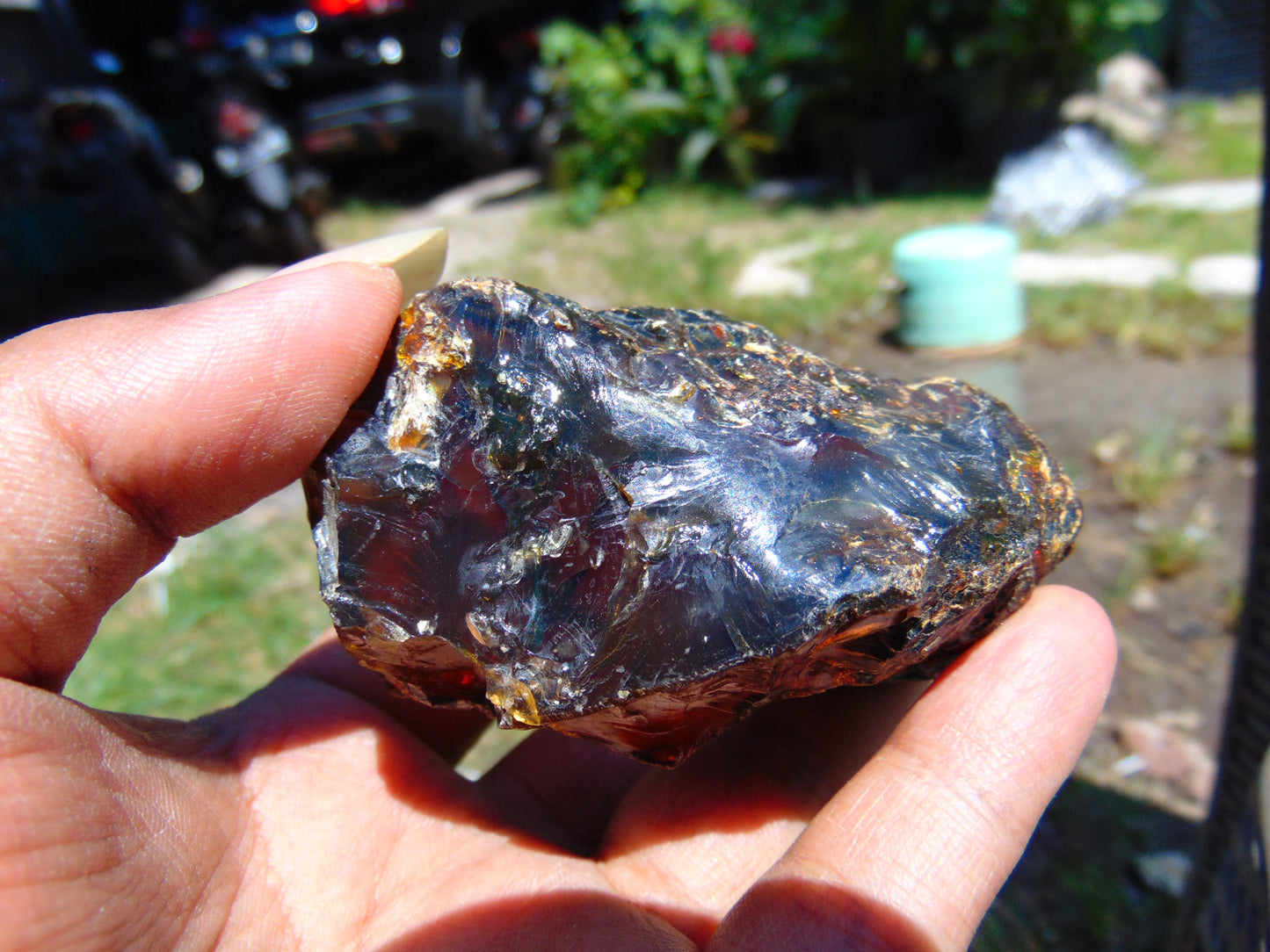 59 gram Rough Raw Indonesian Blue Amber for Healing RBM32