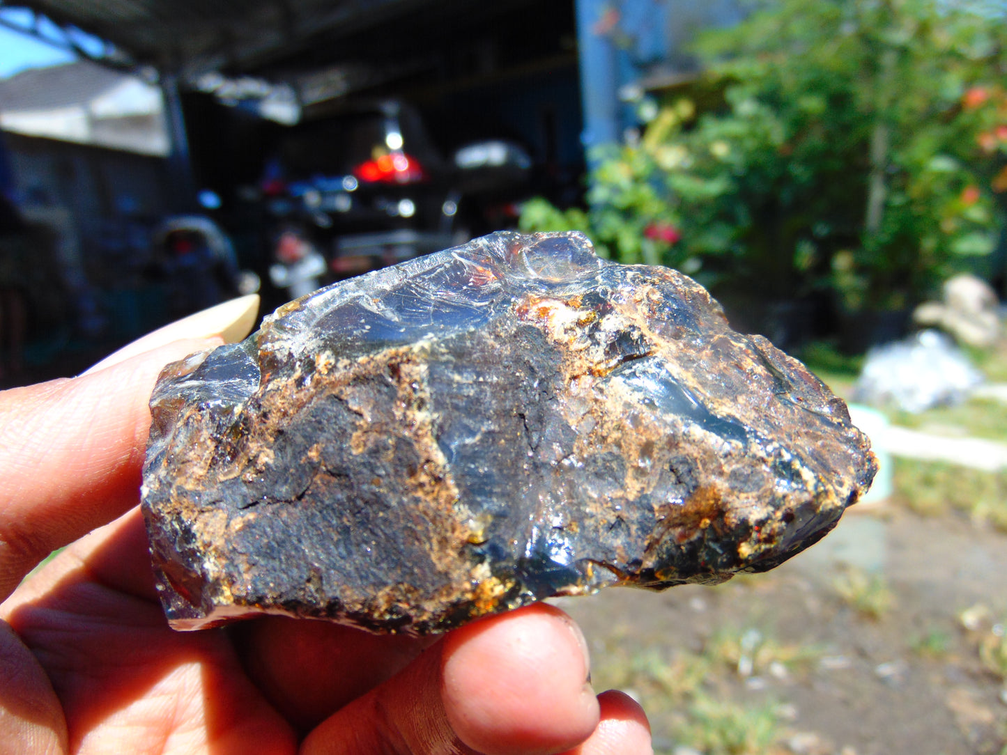 59 gram Rough Raw Indonesian Blue Amber for Healing RBM32