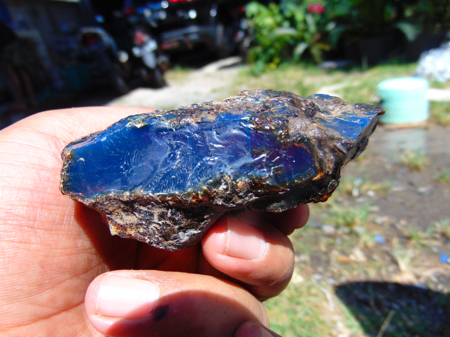 56 gram Rough Raw Indonesian Blue Amber for Healing RBM64
