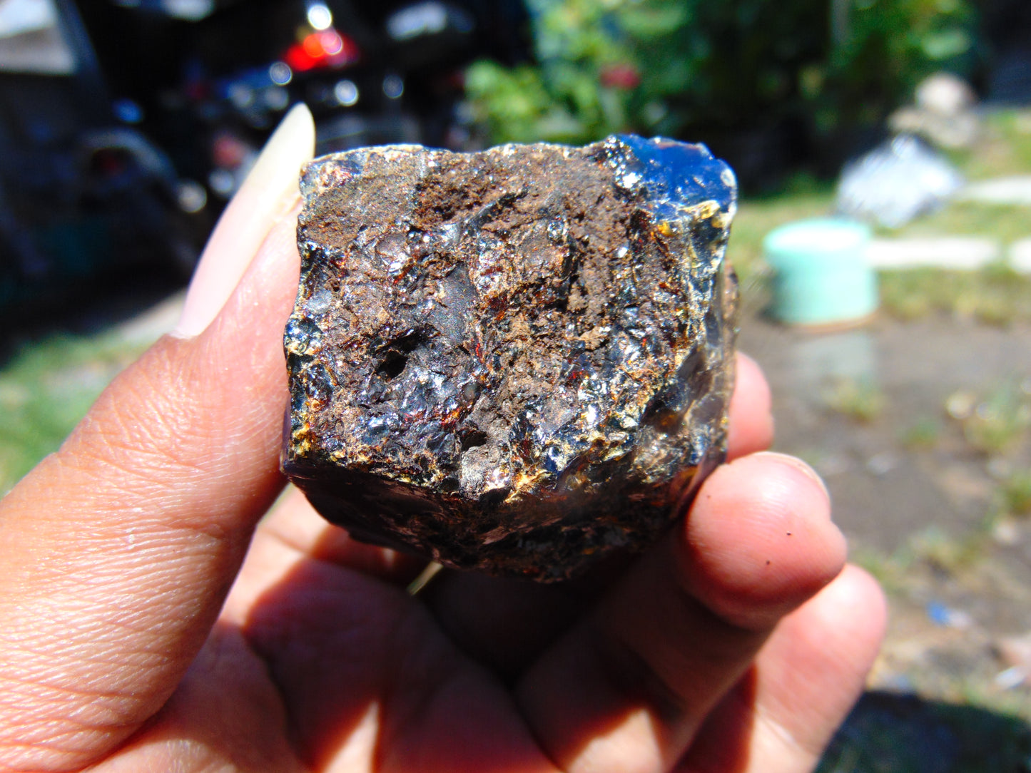 30 gram Rough Raw Indonesian Blue Amber for Healing RBM33