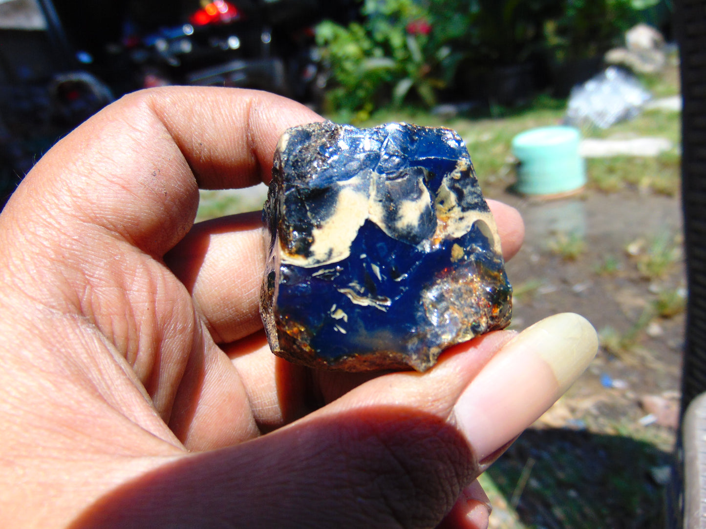 30 gram Rough Raw Indonesian Blue Amber for Healing RBM33