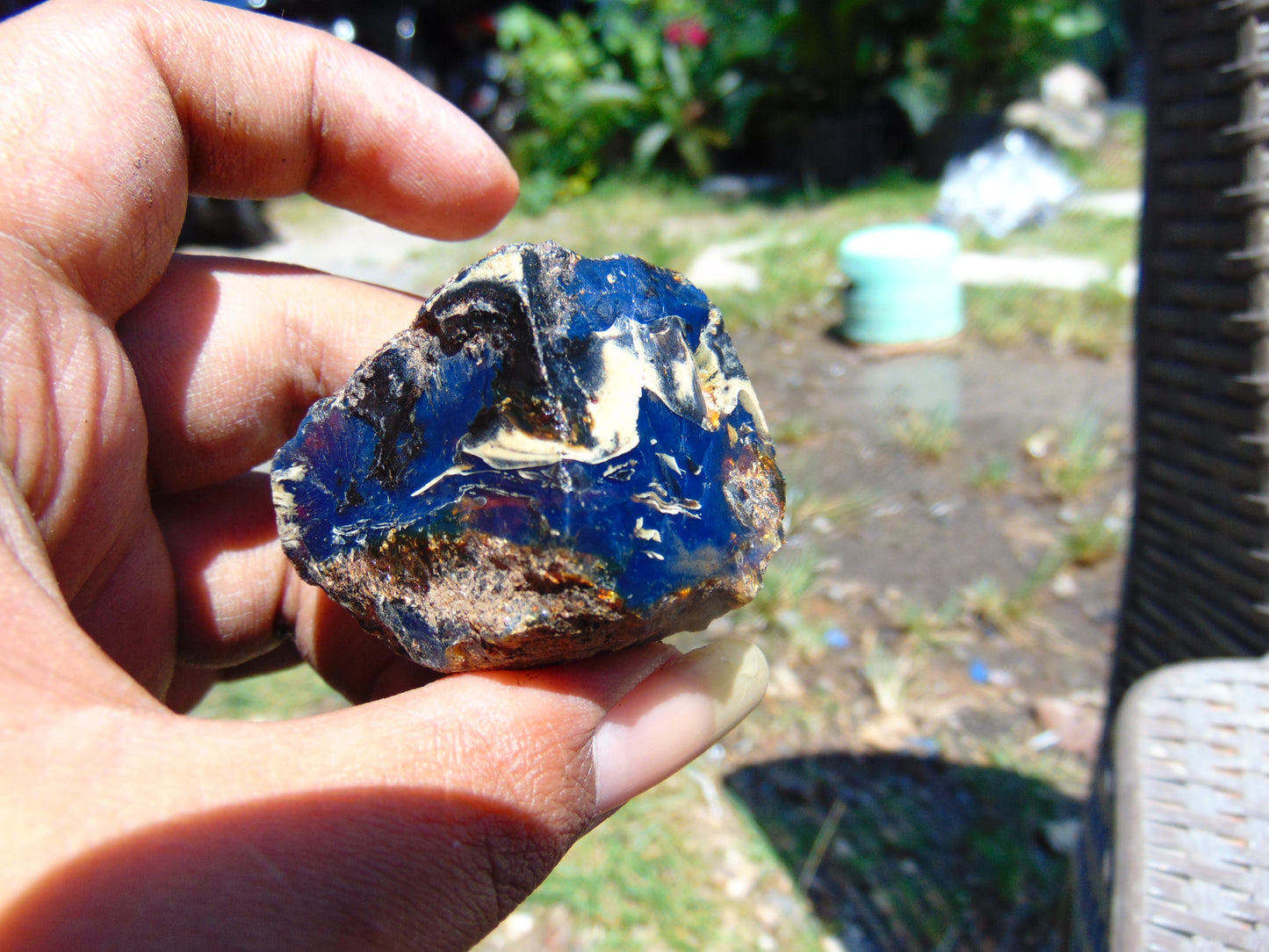 30 gram Rough Raw Indonesian Blue Amber for Healing RBM33