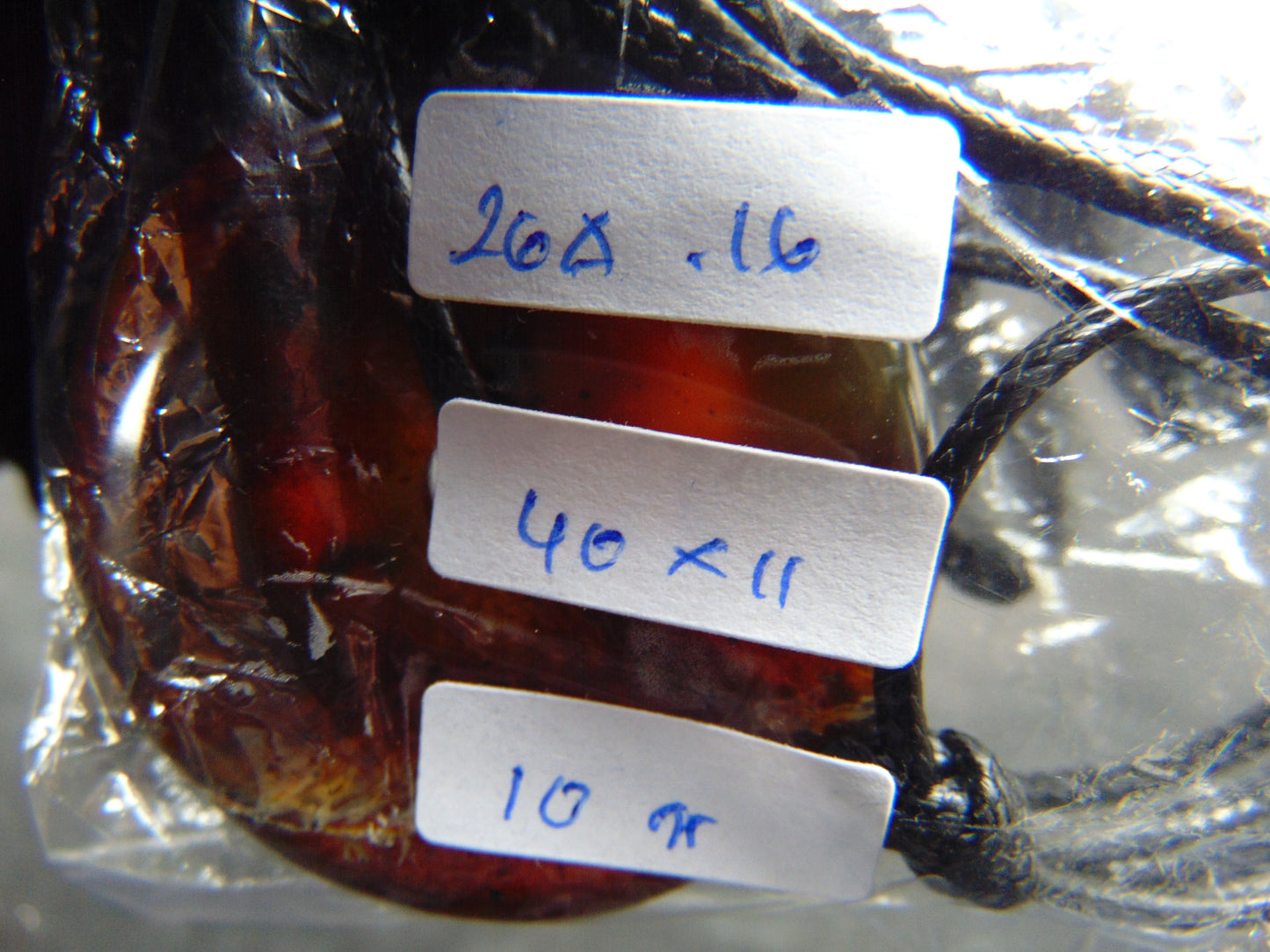 10 gr Donut Pendant Indonesian Amber for Healing 26A16