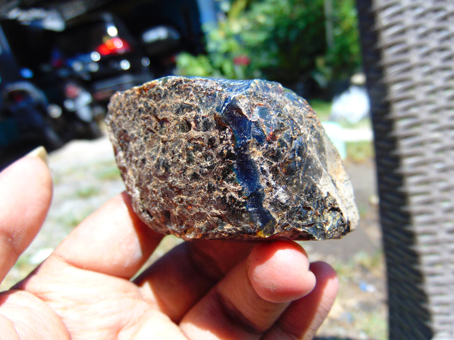 59 gram Rough Raw Indonesian Blue Amber for Healing RBM62