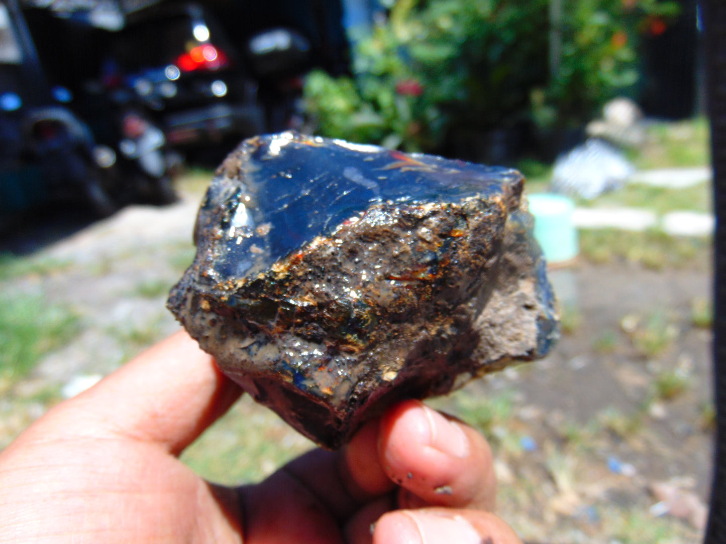89 gram Rough Raw Indonesian Blue Amber for Healing RBM57