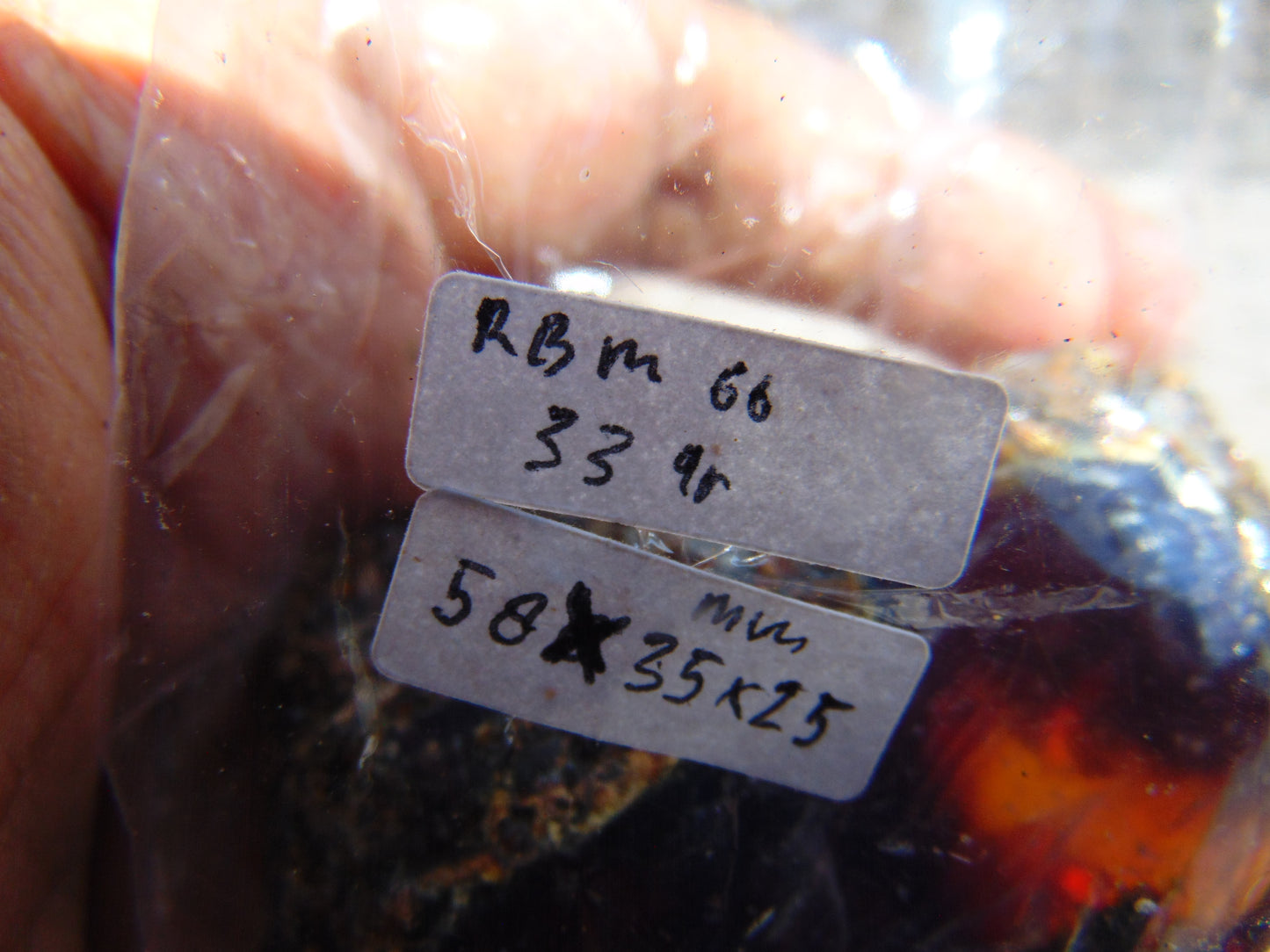 33 gram Rough Raw Indonesian Blue Amber for Healing RBM66