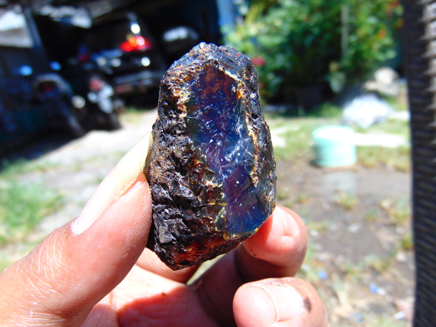14 gram Rough Raw Indonesian Blue Amber for Healing RBM27