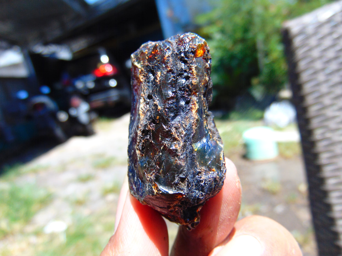 14 gram Rough Raw Indonesian Blue Amber for Healing RBM27