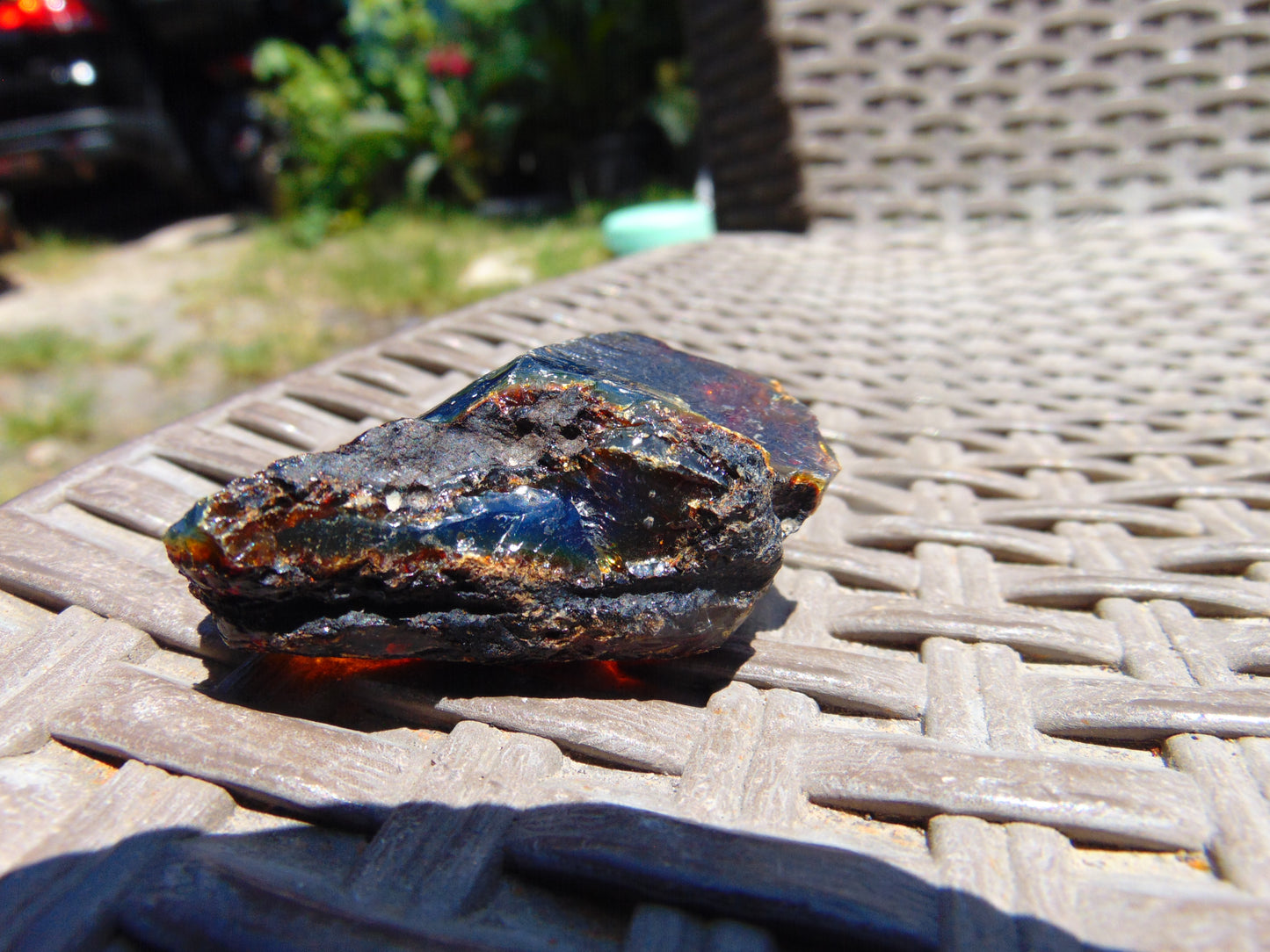 14 gram Rough Raw Indonesian Blue Amber for Healing RBM27