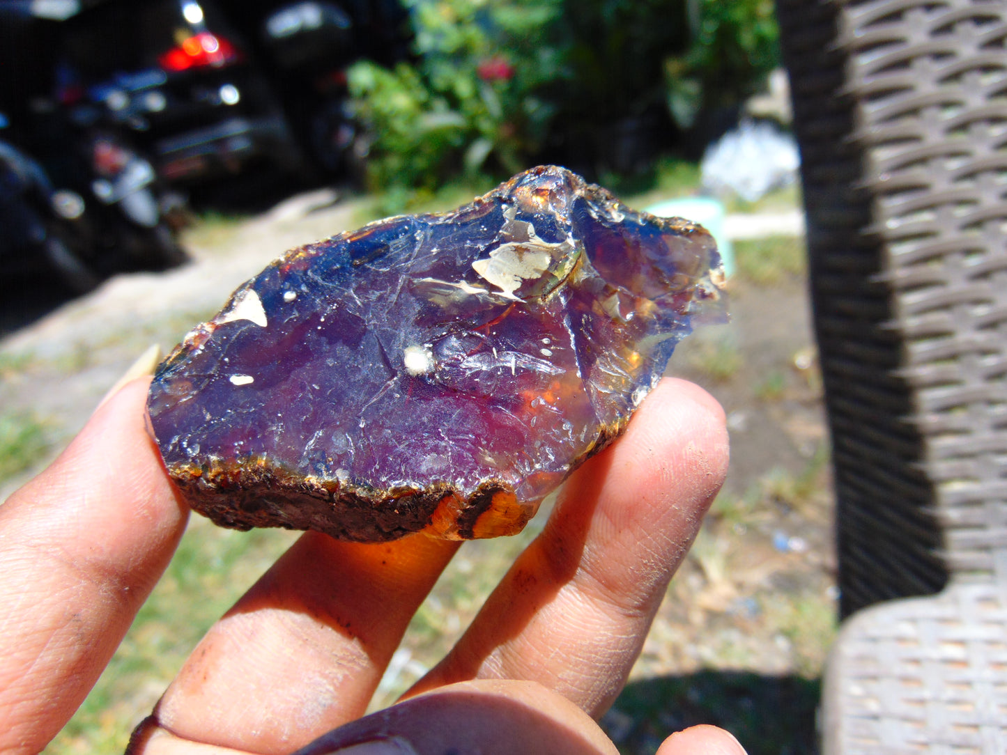 25 gram Rough Raw Indonesian Blue Amber for Healing RBM42
