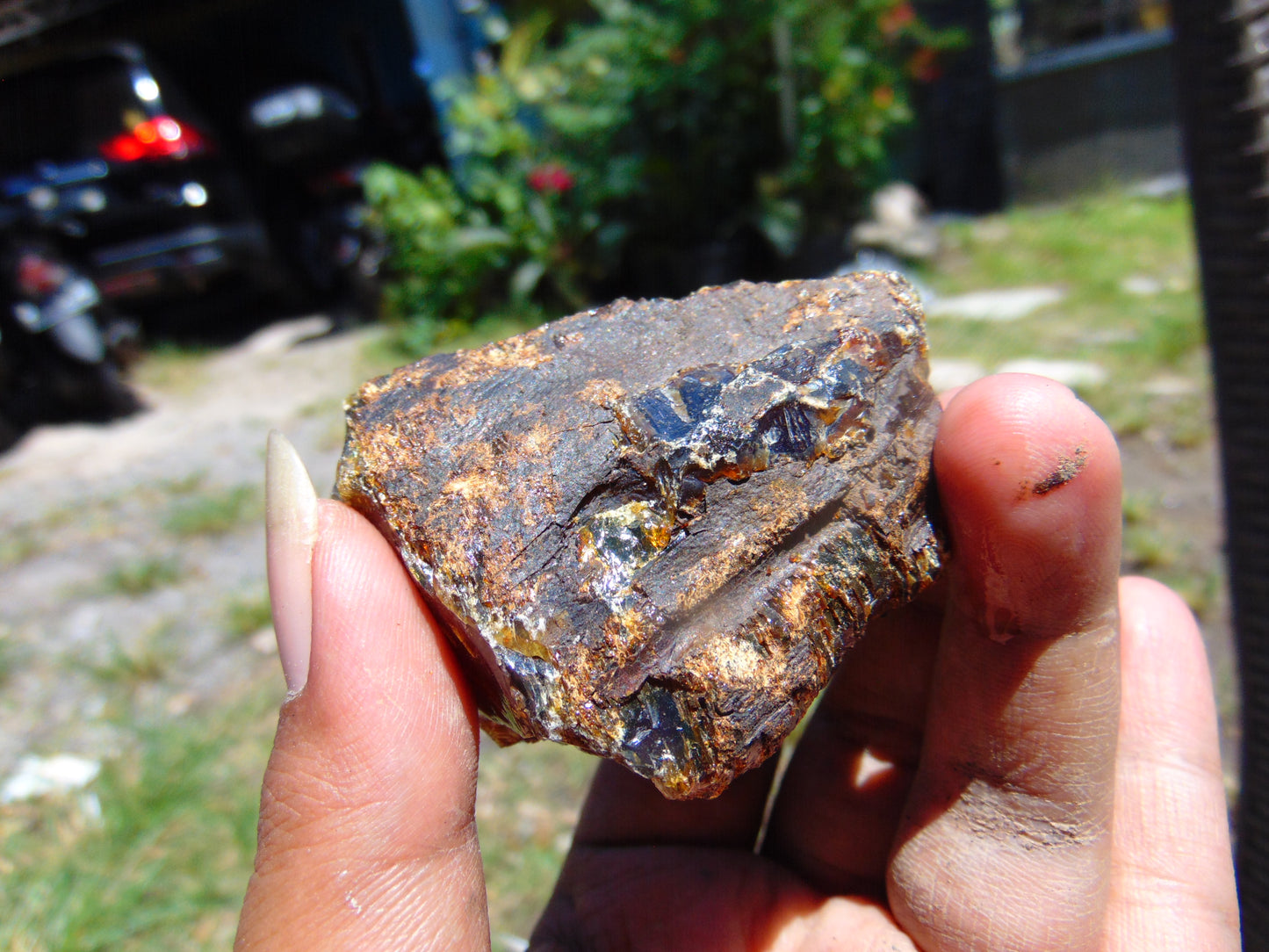 46 gram Rough Raw Indonesian Blue Amber for Healing RBM47