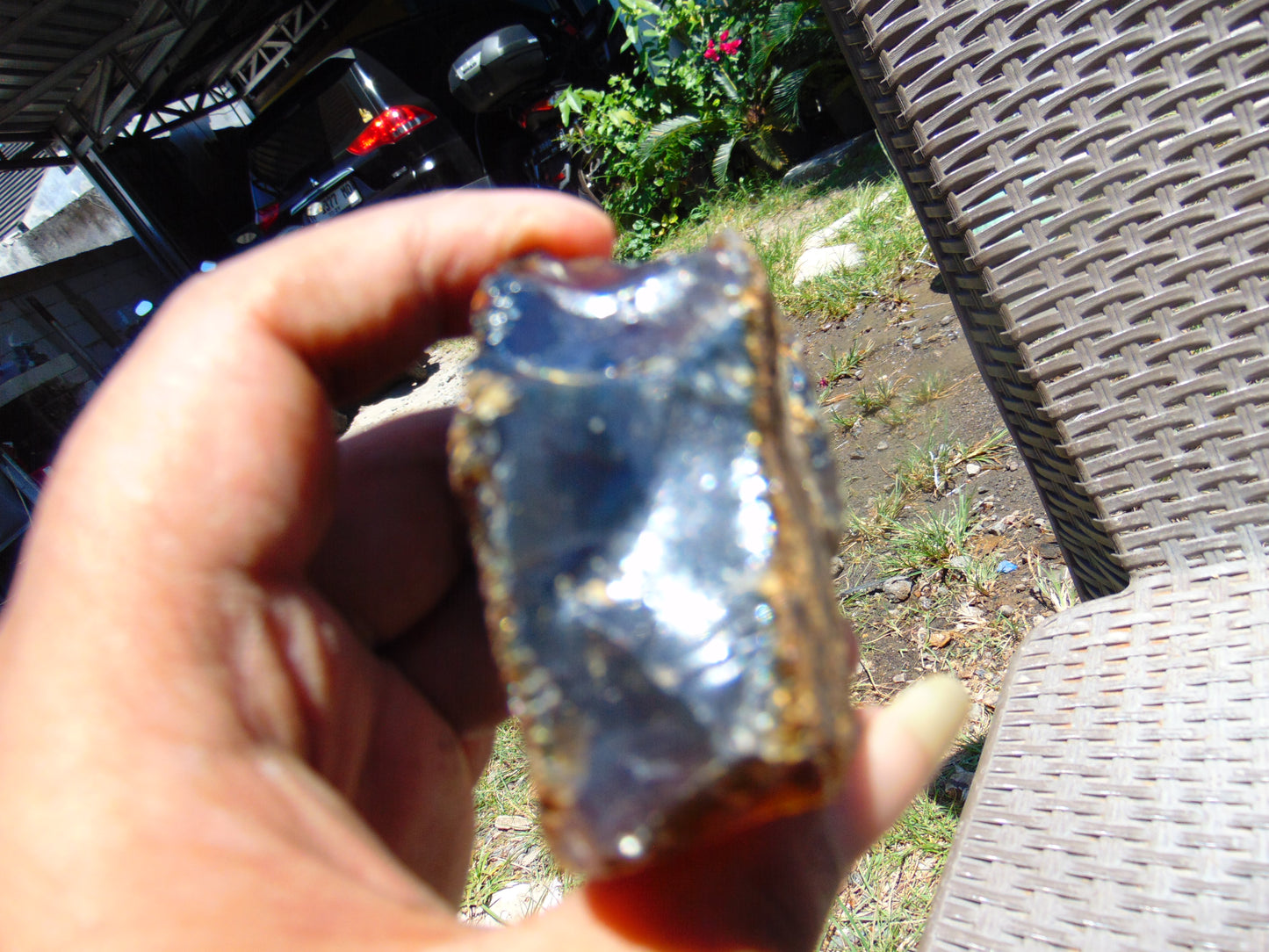 46 gram Rough Raw Indonesian Blue Amber for Healing RBM47
