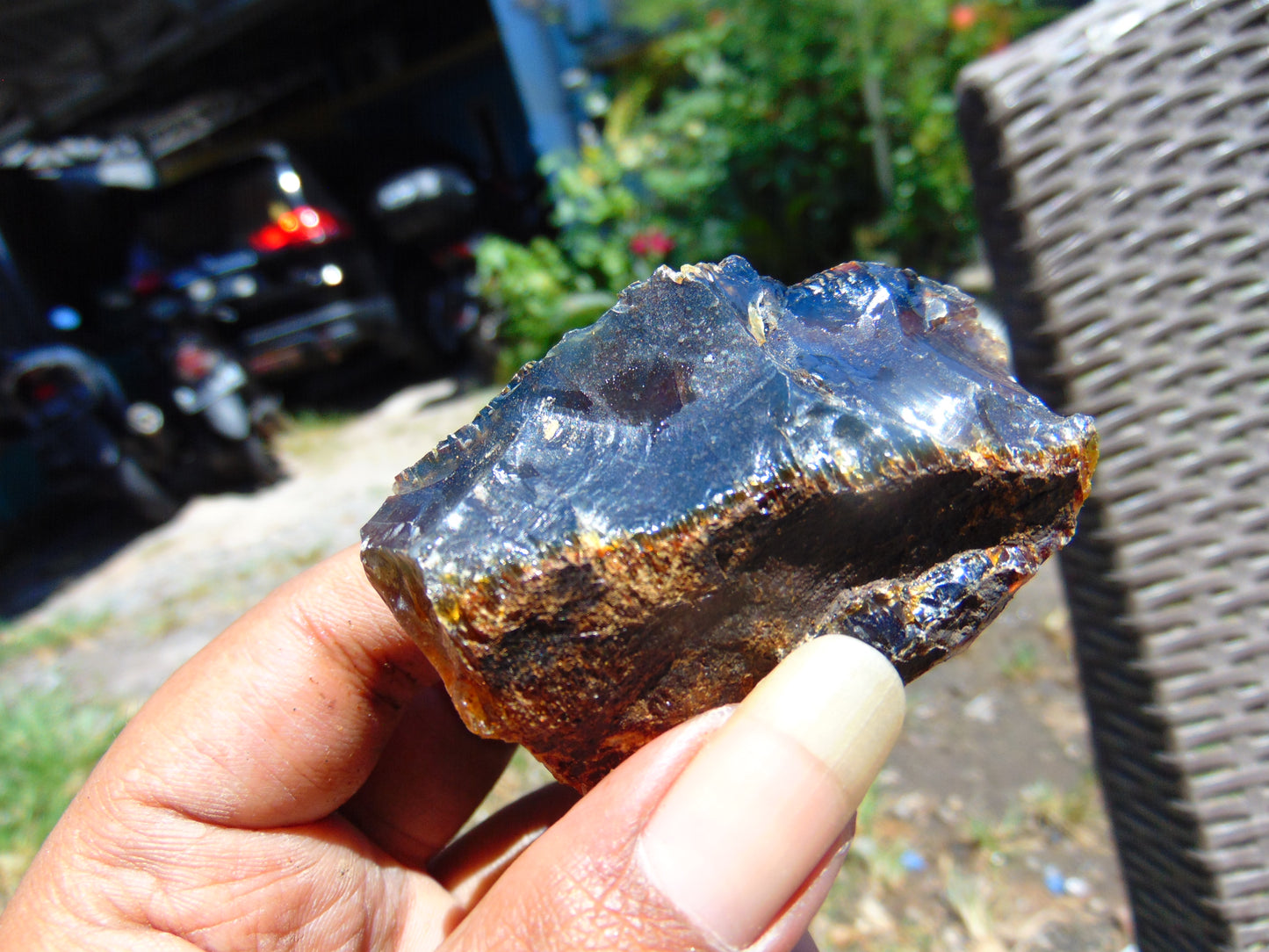 46 gram Rough Raw Indonesian Blue Amber for Healing RBM47