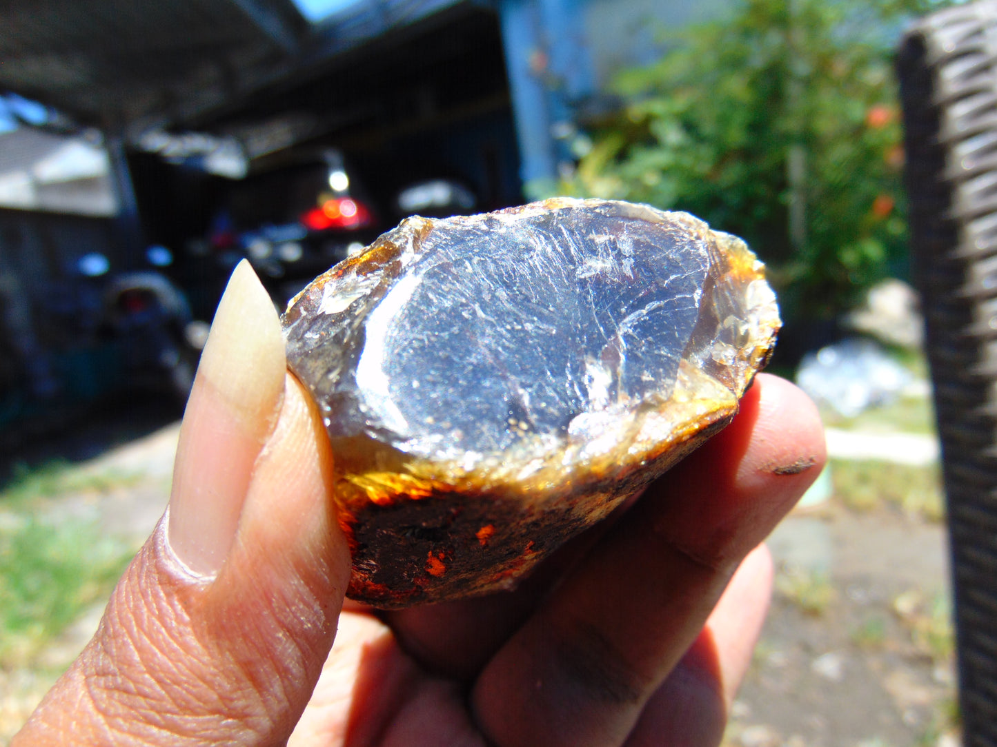 46 gram Rough Raw Indonesian Blue Amber for Healing RBM47