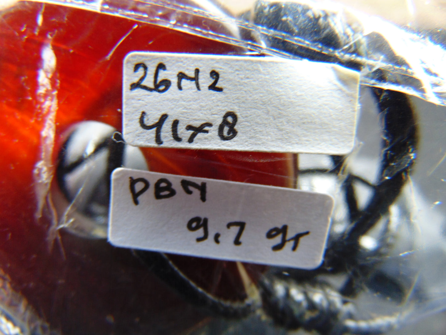 9.7 gr Donut Pendant Indonesian Blue Amber for Healing 26N2