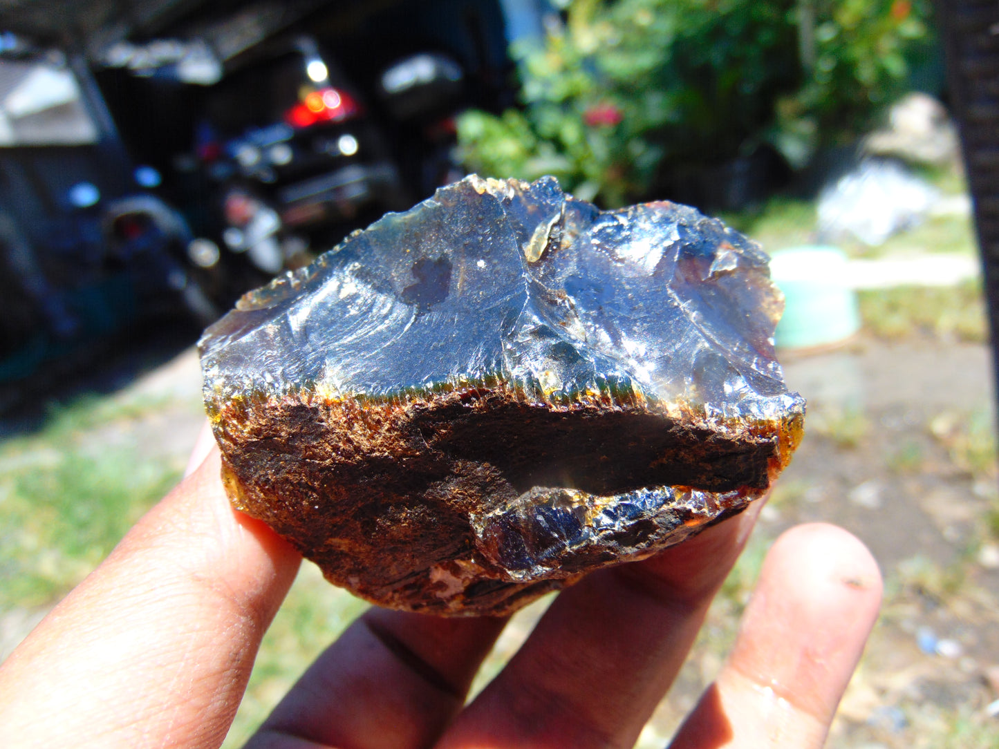 46 gram Rough Raw Indonesian Blue Amber for Healing RBM47