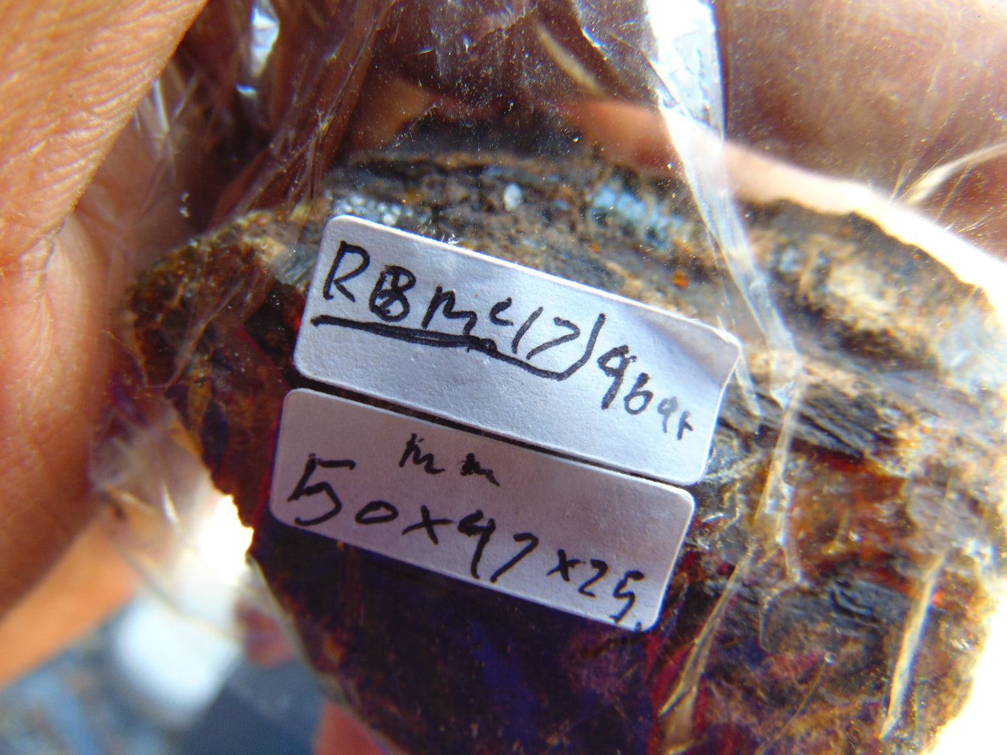46 gram Rough Raw Indonesian Blue Amber for Healing RBM47