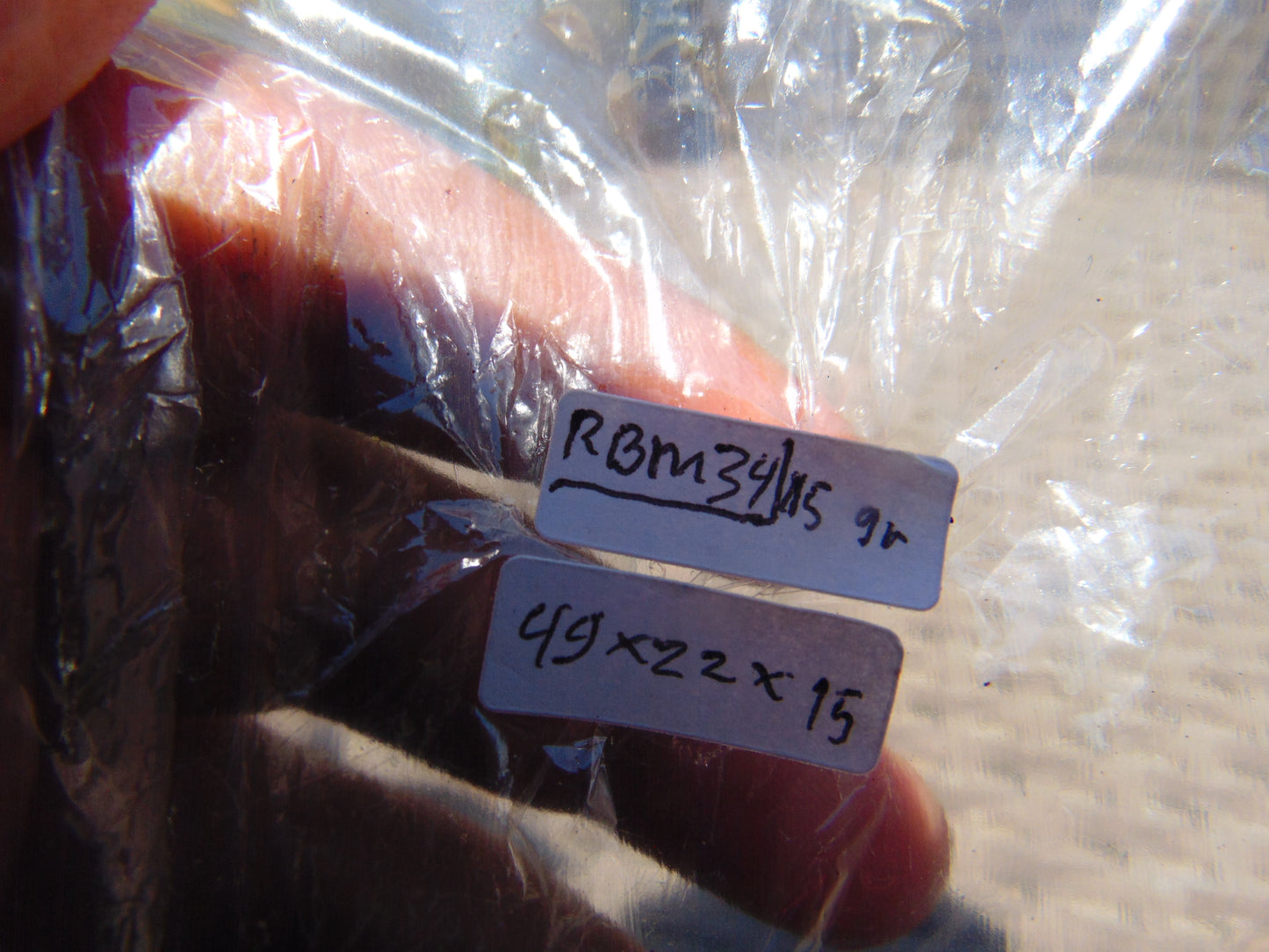 15 gram Rough Raw Indonesian Blue Amber for Healing RBM34