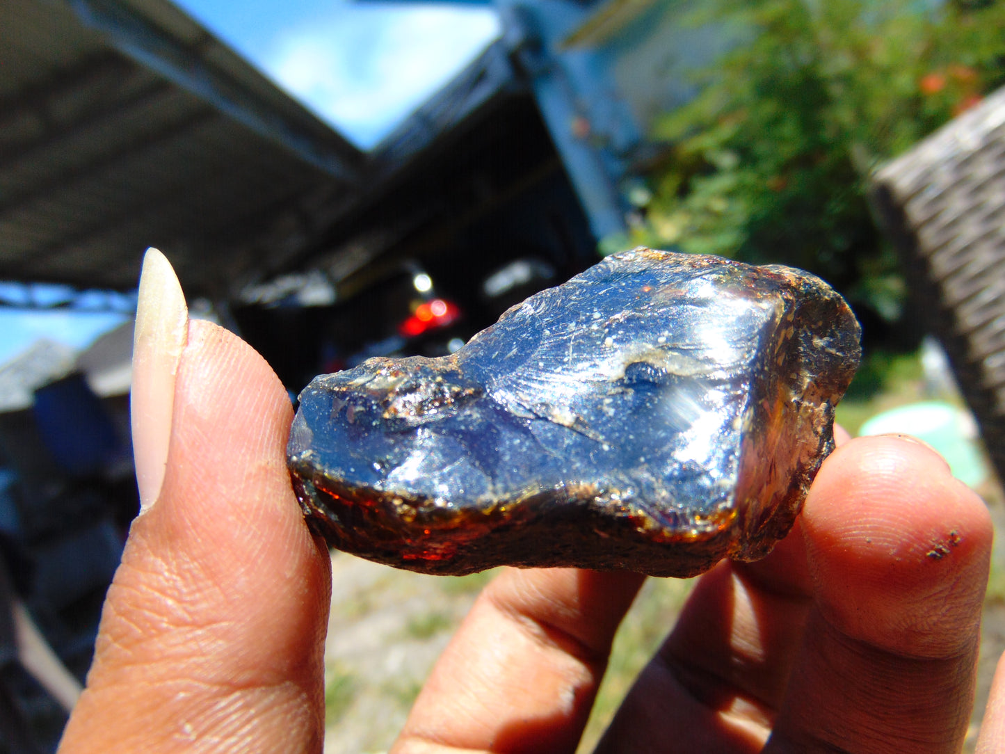 25 gram Rough Raw Indonesian Blue Amber for Healing RBM20