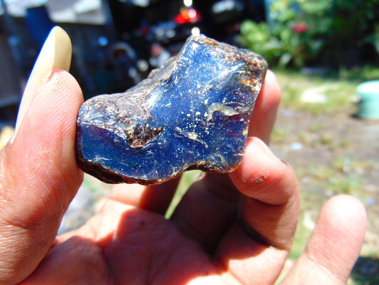 25 gram Rough Raw Indonesian Blue Amber for Healing RBM20