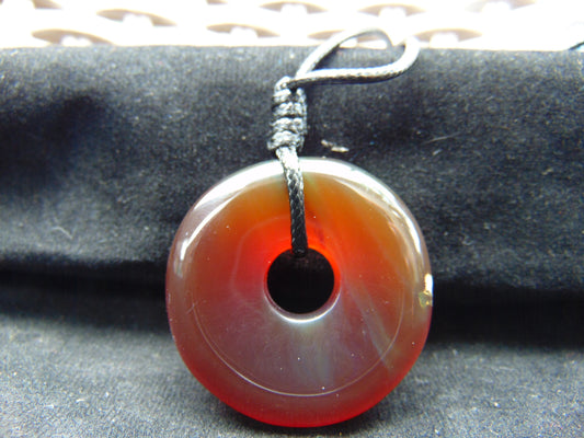 10 gr Donut Pendant Indonesian Crsytal Amber for Healing 26Y46