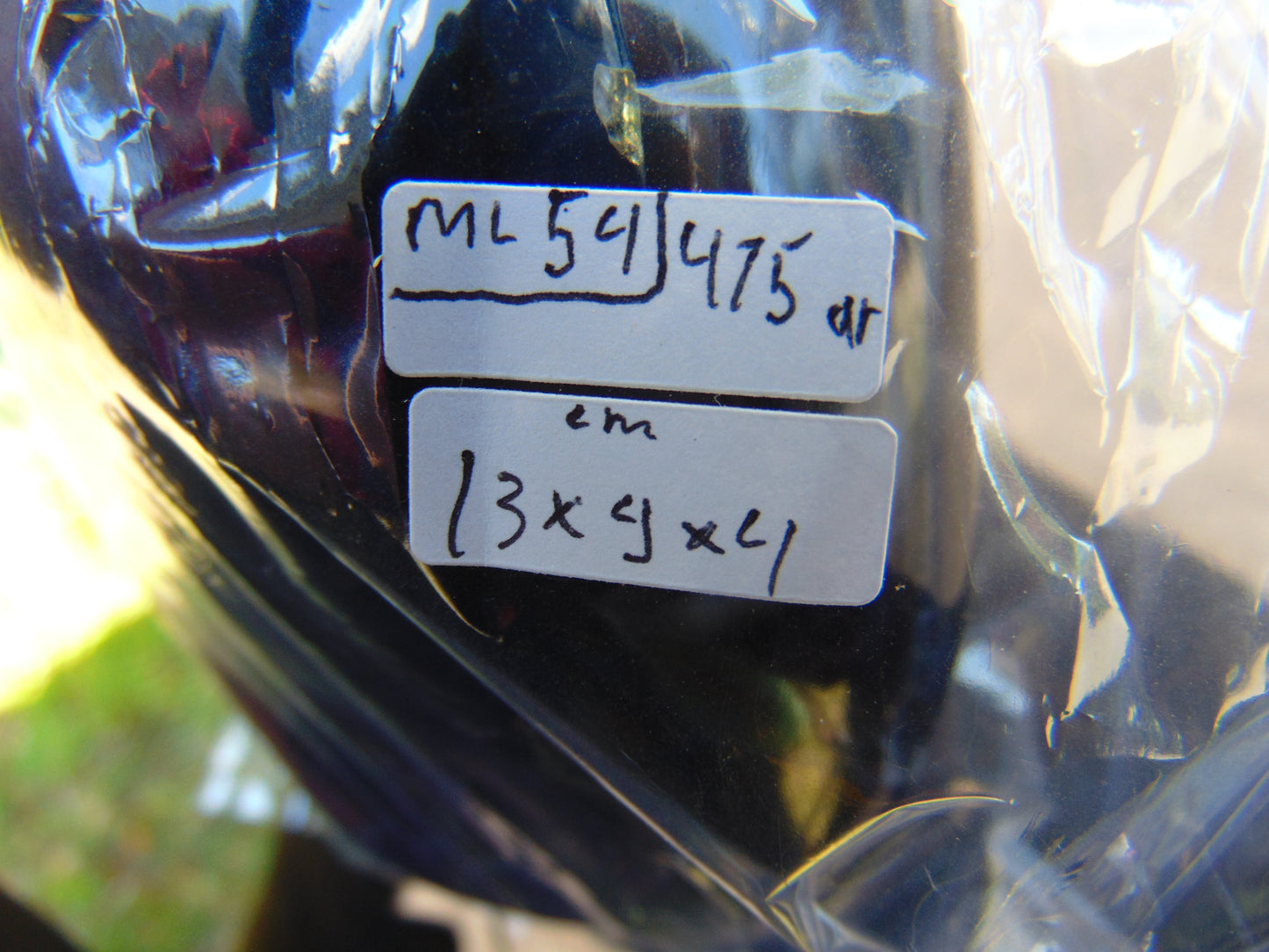475 Gr Full Polished 13x9x4 cm Indonesia Blue Amber for Healing ML54