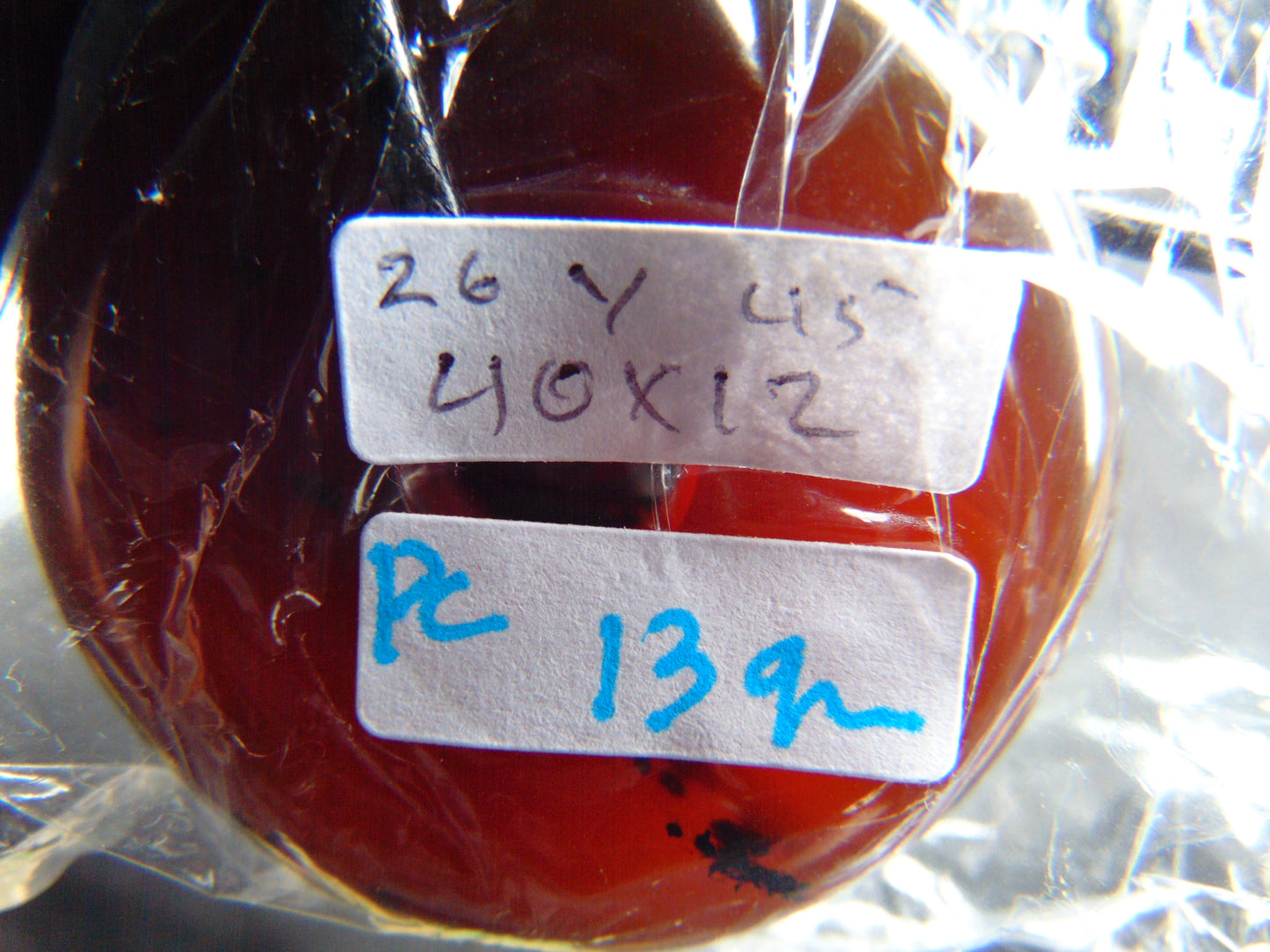13 gr Donut Pendant Indonesian Amber for Healing 26N145