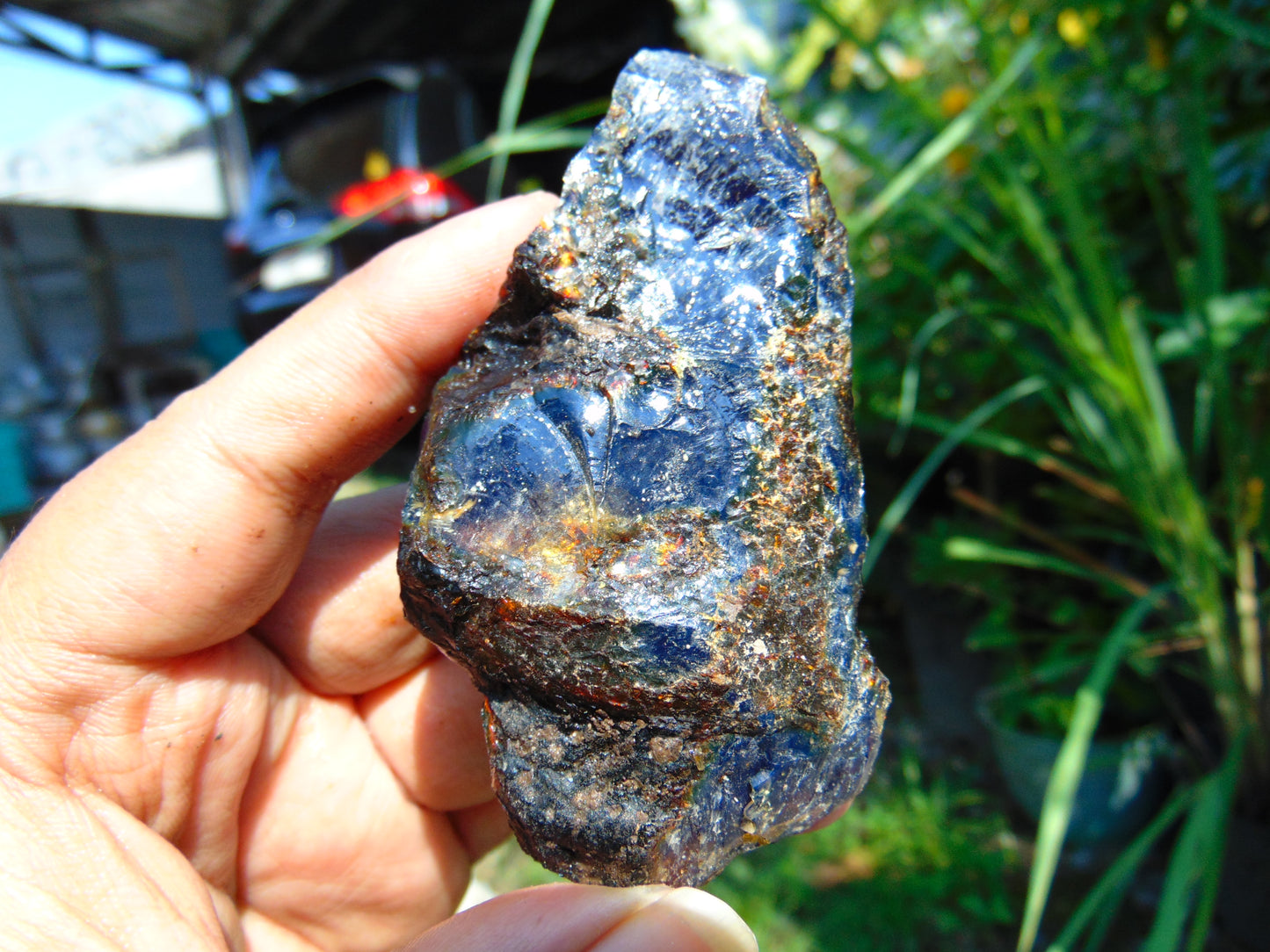 51 gram Rough Raw Indonesian Inclusion Blue Amber for Healing RB352