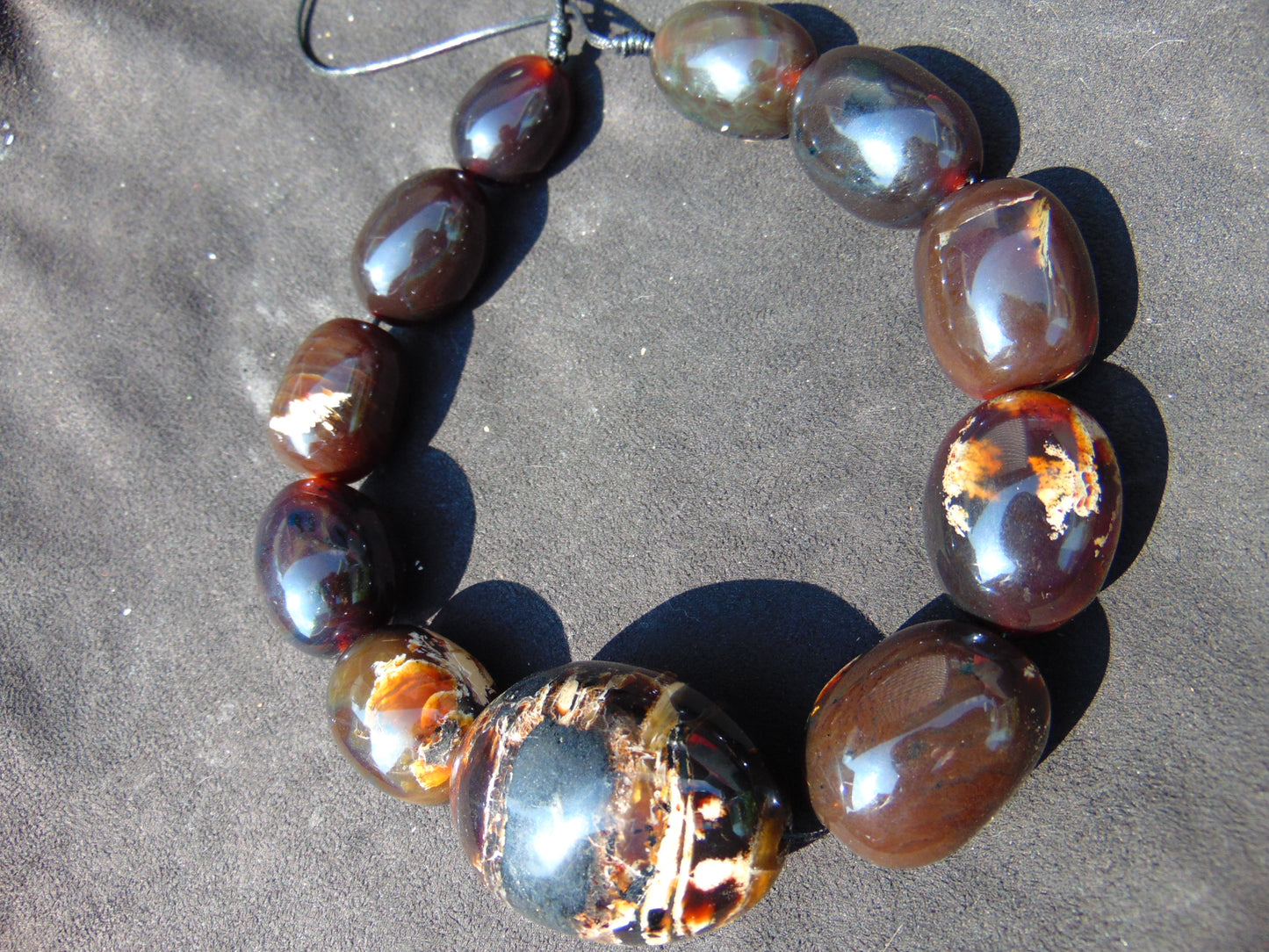 165 gram Small Beads Combination Necklace Indonesian Amber for Healing NE41