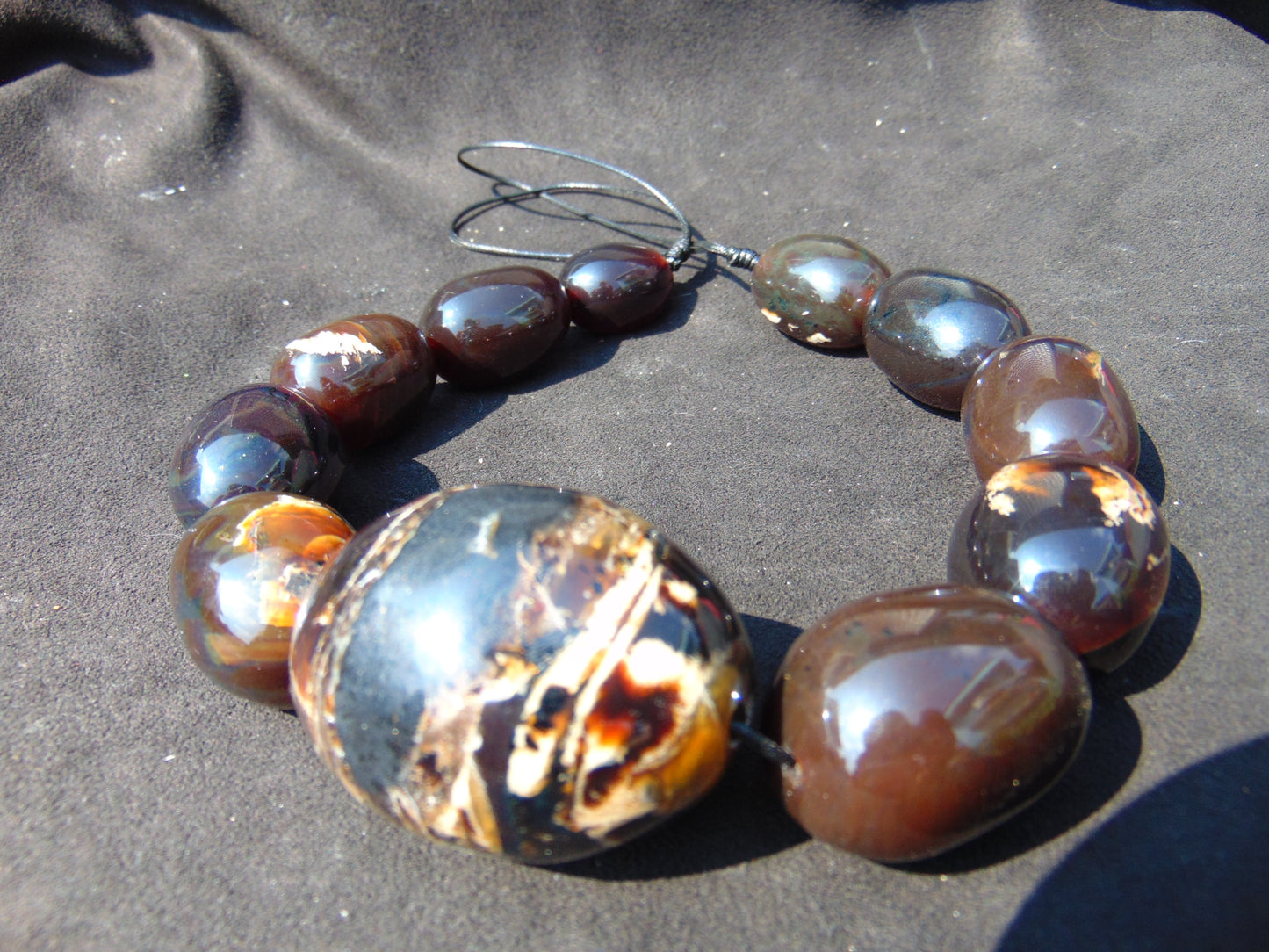 165 gram Small Beads Combination Necklace Indonesian Amber for Healing NE41