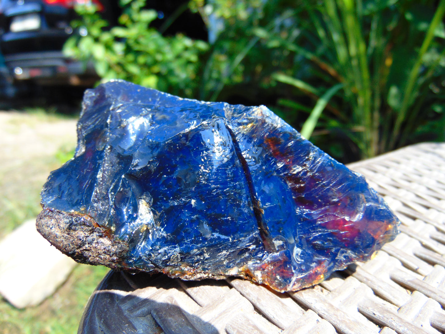 72 gram Rough Raw Indonesian Inclusion Blue Amber for Healing RB336