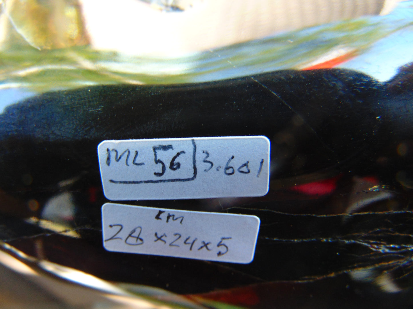 3901 Gr Full Polished Indonesian Green Amber for Healing ML56