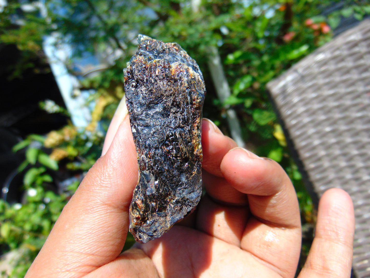 35 gram Rough Raw Indonesian Inclusion Blue Amber for Healing AGRB91