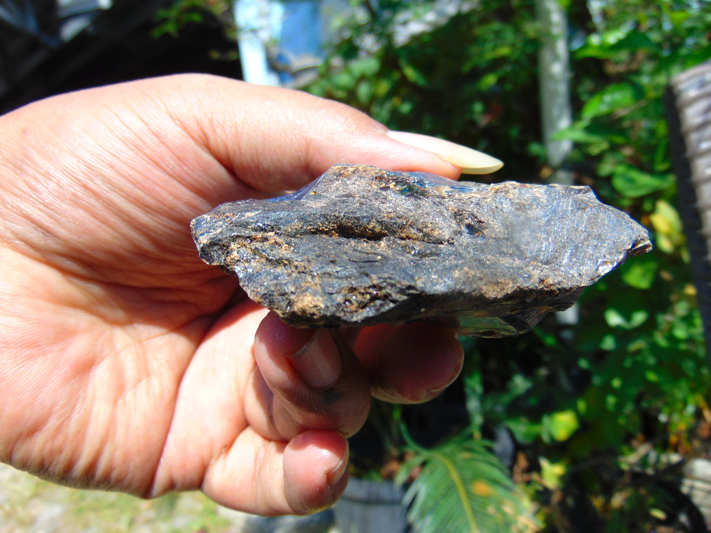 51 gram Rough Raw Indonesian Inclusion Blue Amber for Healing AGRB87