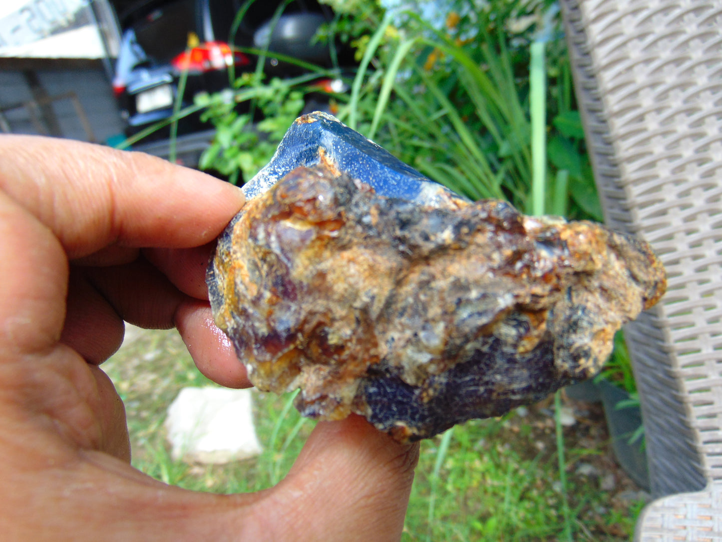 64 gr Rough Raw Indonesian Sumatra AAA Blue Amber for Healing RB338